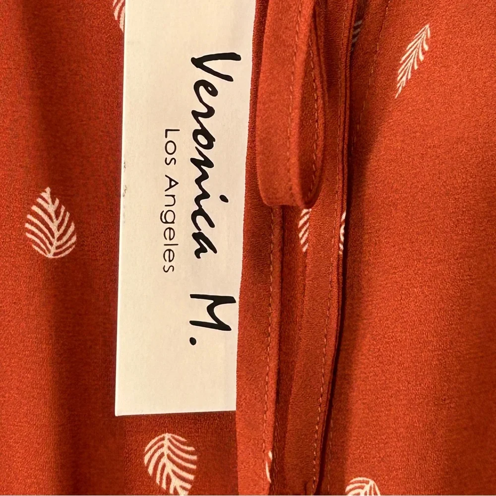 NWT Veronica M Dress Size XS Rust color - Picture 6 of 6